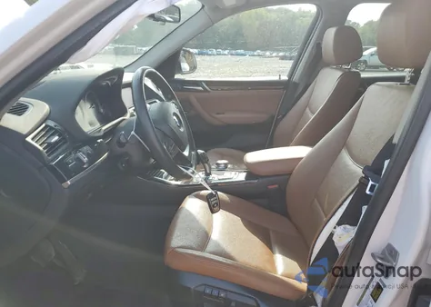 2017 BMW X3 xDrive28I из США, поврежденный, VIN 5UXWX9C52H0T12316